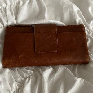 Vilenca vintage Leather Wallet in cognac